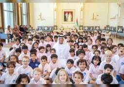 Saud bin Saqr receives RAK Academy school delegation