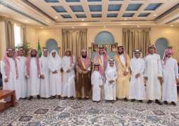 سمو أمير الجوف يستقبل الدكتور الحميد والفائزين بمسابقة الأمير فيصل بن نواف لحفظ القرآن الكريم