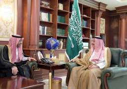 سمو أمير جازان يستقبل رئيس مجلس إدارة الشركة السعودية للكهرباء