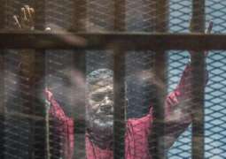 ایران تعزي بوفاة الرئیس المصري المعزول الدکتور محمد مرسي أثناء جلسة محاکمتہ