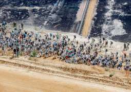 Hundreds Protest Near German Coal Mine