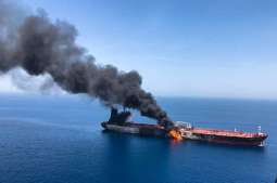 Operator of One of Tankers Attacked in Gulf of Oman Says Ship Damaged by Missile