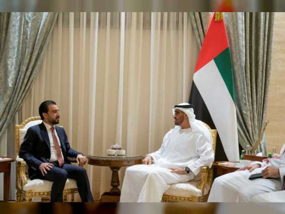 Mohamed bin Zayed receives Iraq Council of Representatives Speaker
