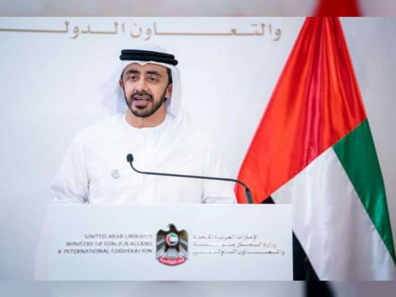 UAE welcomes efforts to defuse tension, maintain stability in the region, says Abdullah bin Zayed