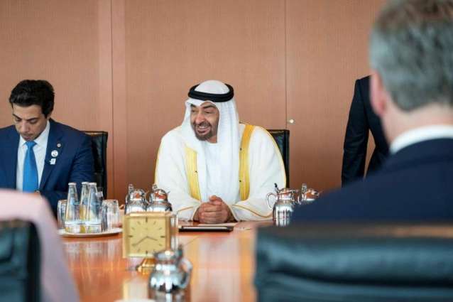 Mohamed bin Zayed attends official dinner in Berlin