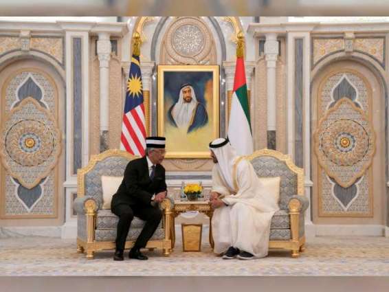 Mohamed bin Zayed, King of Malaysia discuss cooperation
