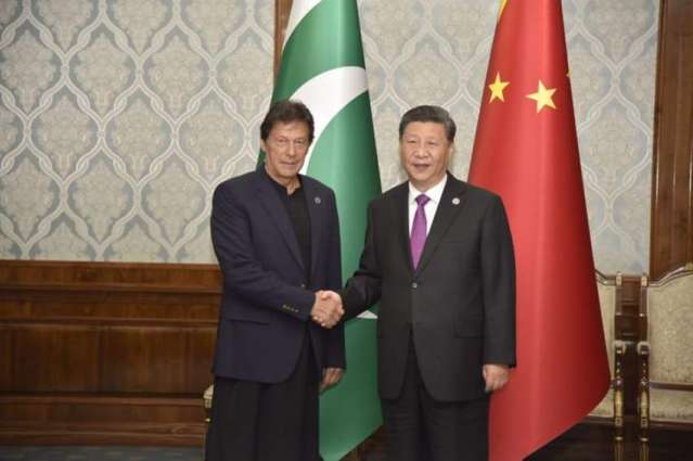 Prime Minister Imran Khan,  President of China Xi Jinping express resolve to advance CPEC in Bishkek meeting