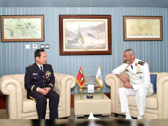 UAE Naval Forces Commander meets Japanese Chief of Staff