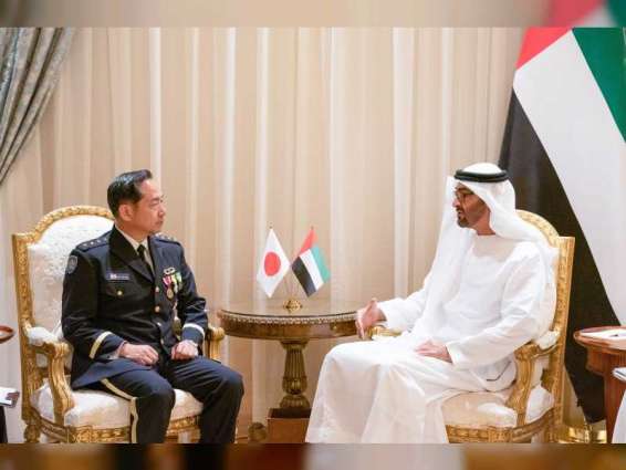 Mohamed bin Zayed receives Japan's Chief of Staff