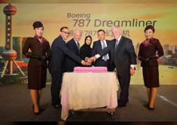 Etihad Airways celebrates deployment of Boeing 787-10 to Shanghai