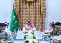 سمو الأمير فيصل بن خالد بن سلطان يرأس الاجتماع النهائي للقطاعات الأمنية الأعضاء في لجنة الحج