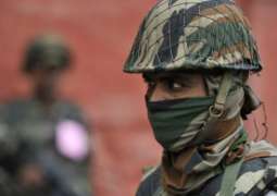 انتحار الجندي في قوة الشرطة الاحتیاطیة المرکزیة الھندیة بمنطقة کشمیر المحتلة
