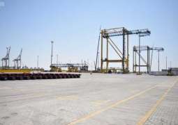 ميناء الملك عبدالله برابغ يتسلّم 28 رافعة عملاقة لتوسعة محطات الحاويات