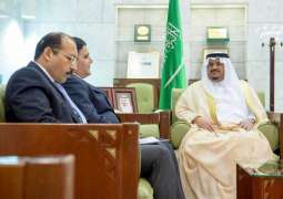سمو أمير الرياض بالنيابة يستقبل سفير باكستان لدى المملكة