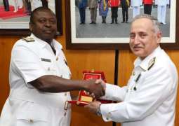 Chief Of The Naval Staff Admiral Zafar Mahmood Abbasi Meets Kenya defence cabinet secretary & Chief Of Defence Forces