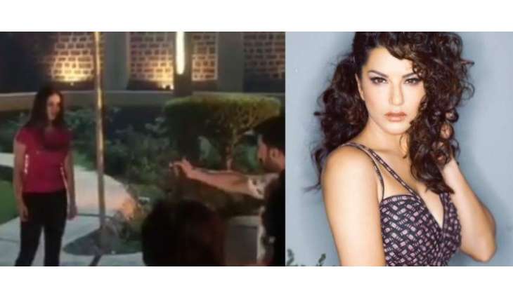 Sunny Leone collapses after being  shot' by co-star