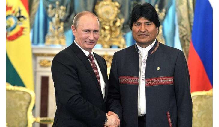  Russian President Vladimir Putin and Bolivian President Evo Morales will meet in Moscow 