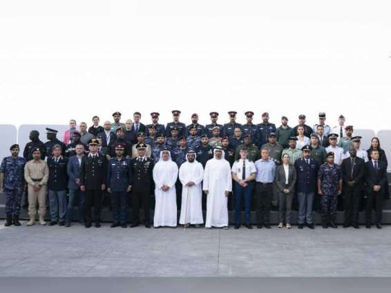 Mohamed bin Zayed receives participating delegation of 1st joint ISALEX19