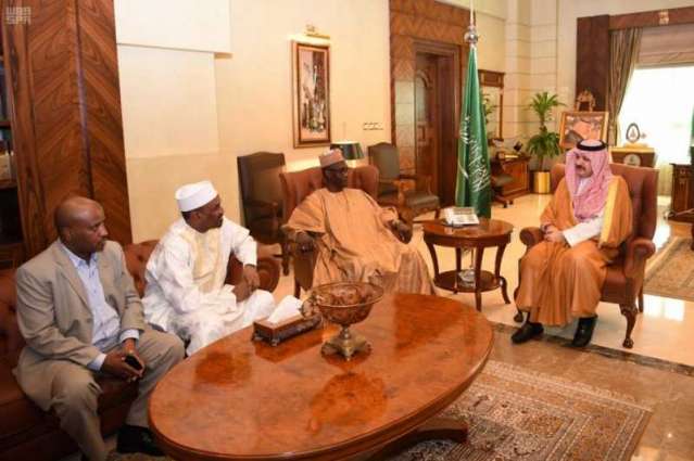 سمو الأمير مشعل بن ماجد يستقبل سفير جمهورية تشاد لدى المملكة