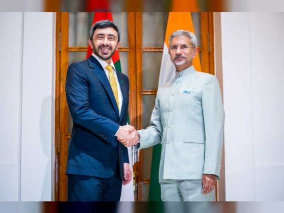 Abdullah bin Zayed meets with Indian FM