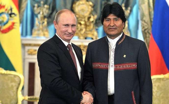  Russian President Vladimir Putin and Bolivian President Evo Morales will meet in Moscow 