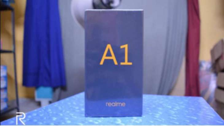 An alleged retaill box of the rumoured realme A1 has surfaced online