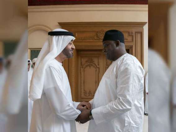 Mohamed bin Zayed receives President of Gambia