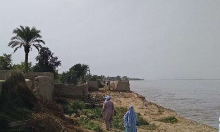 River Indus erosion wreaking havoc