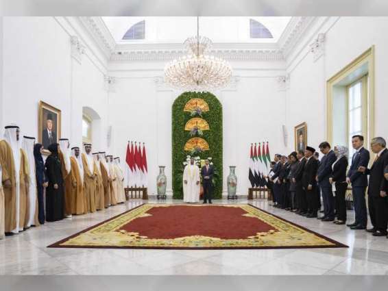 Abu Dhabi Crown Prince, Indonesian President witness exchange of various agreements between the two countries