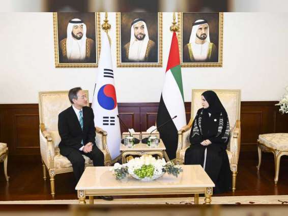 Amal Al Qubaisi discusses parliamentary cooperation with South Korean Ambassador