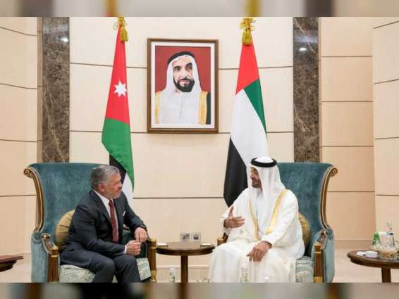 Mohamed bin Zayed receives King of Jordan