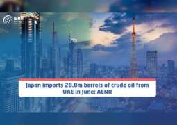 Japan imports 28.8m barrels of crude oil from UAE in June: AENR
