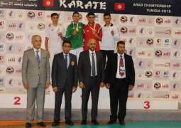 براعم الكاراتيه يحصدون 7 ميداليات عربية في بداية انطلاق البطولة العربية الرابعة بتونس