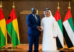 عبدالله بن زايد يستقبل رئيس وزراء غينيا بيساو