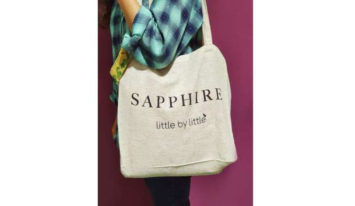 Sapphire Introduces Reusable Canvas Bags Made From 100% Fabric Waste