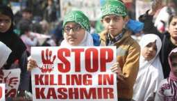 Students express solidarity with Kashmiris