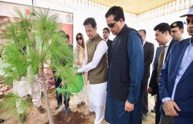 Prime Minister Imran Khan inaugurates tree plantation campaign