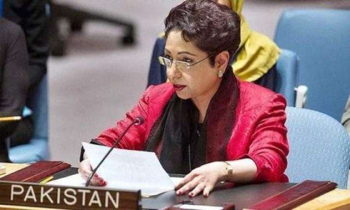Maleeha asks UN Secretary general to ensure implementation  of UNSC resolutions on Kashmir by India
