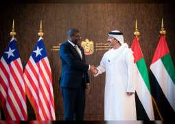 عبدالله بن زايد يستقبل وزير الخارجية والتعاون الدولي الليبيري