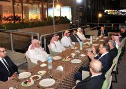 سفير المملكة لدى مصر يقيم حفل عشاء تكريمًا للشيخ صالح بن عبد الله بن حميد