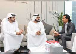 محمد بن راشد يلتقي رائد الأعمال الذي باع شركته بـ 3.3 مليار درهم