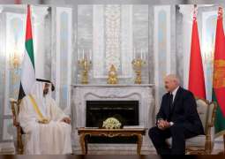Mohamed bin Zayed holds official talks with Belarusian President