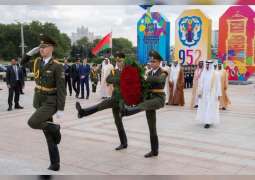 Mohamed bin Zayed visits Memorial of Unknown Soldier in Minsk
