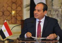الرئیس المصري عبدالفتاح السیسي یستقبل رئیس الوزراء السوداني عبداللہ حمدوک