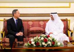 Fujairah Ruler receives Ambassadors of South Korea, Thailand