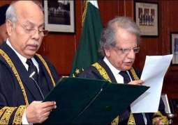 Justice Gulzar Ahmad takes oath as Acting CJP