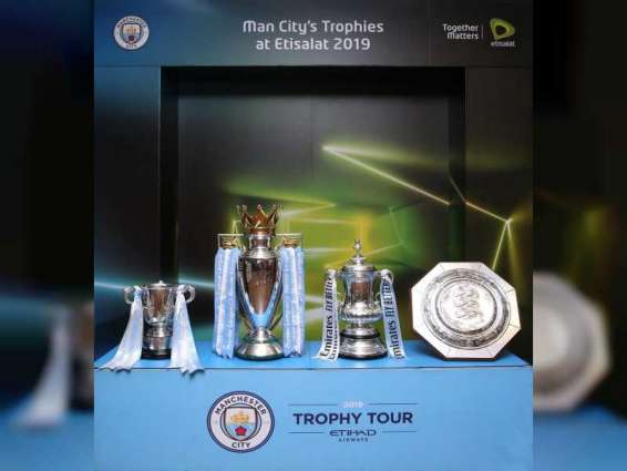 Manchester City Global Trophy Tour makes stop at Etisalat HQ