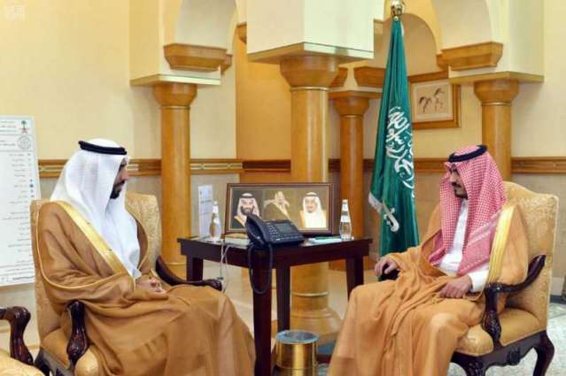 سمو الأمير بدر بن سلطان يستقبل سفير دولة الإمارات لدى المملكة