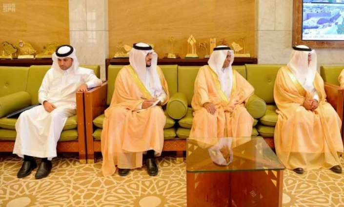 سمو أمير الرياض يستقبل رئيس جامعة نايف العربية للعلوم الأمنية