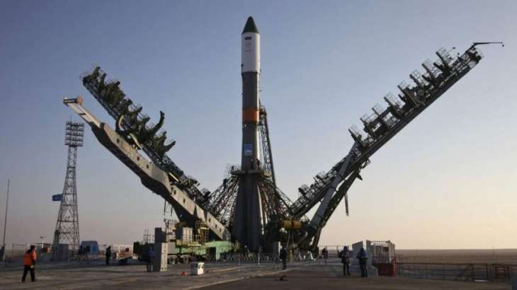 Last Soyuz-FG Carrier Rocket Installed at Baikonur Cosmodrome Launch Site - Roscosmos